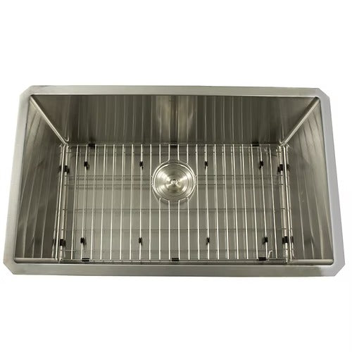 Nantucket sinks SR3018-12-16 30" stainless steel laundry sink with 12" bowl depth (image 1)