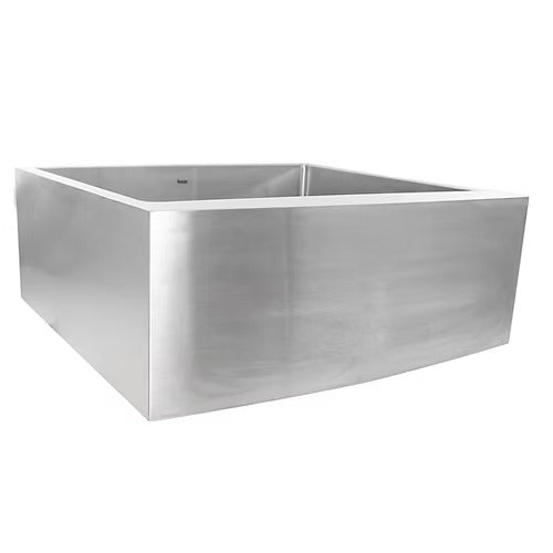 Nantucket Sinks Apron2420SR-16 24" Pro Series Single Bowl Farmhouse Apron Front Stainless Steel Kitchen Sink (image 2)
