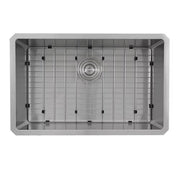 Nantucket Sinks SR3018 Pro Series Rectangle Single Bowl Undermount Small Radius Corners Stainless Steel Kitchen Sink (image 2)