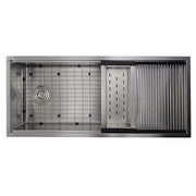 Nantucket sinks SR4419-16-DB Small radius undermount prep station sink (image 2)