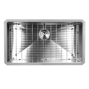 Nantucket Sinks SR3218-16 32" Pro Series Large Single Bowl Undermount Small Radius Stainless Steel Kitchen Sink (image 2)