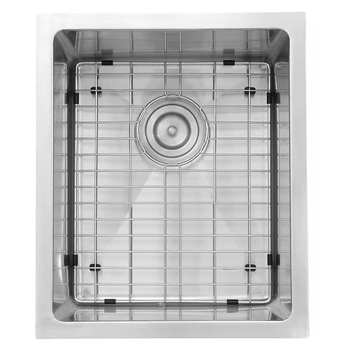 Nantucket Sinks SR1815 15" Pro Series Rectangle Undermount Small Radius Stainless Steel Bar/Prep Sink (image 2)