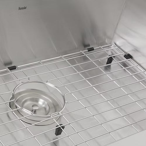 Nantucket Sinks ZR2818-16 28" Pro Series Large Single Bowl Undermount Zero Radius Stainless Steel Kitchen Sink (image 3)