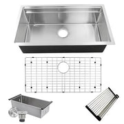 Nantucket Sinks SR-PS-3620-16 Pro Series Large Prep Station Single Bowl Undermount Kitchen Sink with Compatible Accessories (image 3)