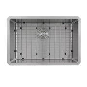 Nantucket Sinks SR2818-16 Pro Series Rectangle Single Bowl Undermount Small Radius Corners Stainless Steel Kitchen Sink (image 3)