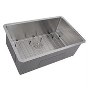 Nantucket Sinks SR3018 Pro Series Rectangle Single Bowl Undermount Small Radius Corners Stainless Steel Kitchen Sink (image 3)