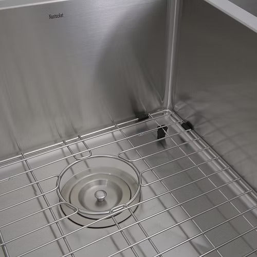 Nantucket Sinks APRON332210-DBL-SR 33" Double Bowl Farmhouse Apron Front Stainless Steel Kitchen Sink (image 3)