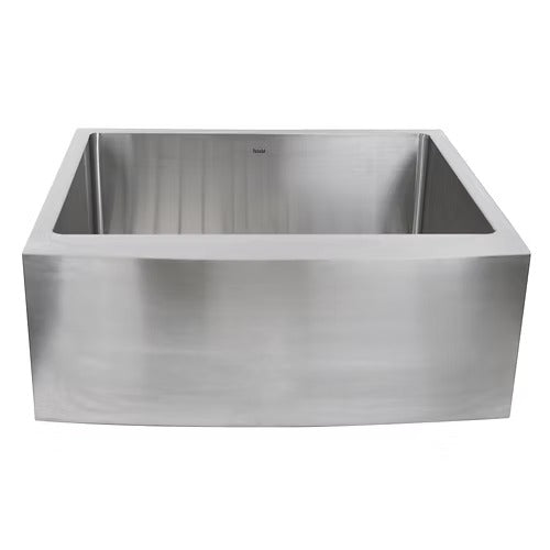 Nantucket Sinks Apron2420SR-16 24" Pro Series Single Bowl Farmhouse Apron Front Stainless Steel Kitchen Sink
