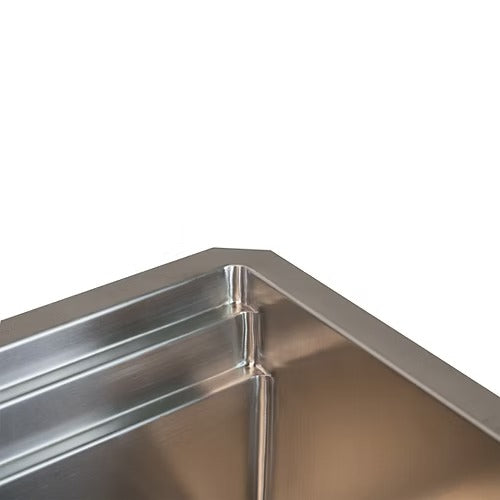 Nantucket sinks SR-PS-6020-16 60" pro series large prep station single bowl undermount stainless steel kitchen sink (image 4)