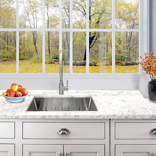 Nantucket SR2318-16 - 23" Rectangle Single Bowl Undermount Stainless Steel