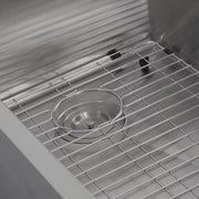 Nantucket Sinks ZR3218-OSD 32" Pro Series Large Single Bowl Undermount Small Radius Stainless Steel Kitchen Sink (image 8)