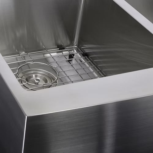 Nantucket Sinks APRON332210-DBL-SR 33" Double Bowl Farmhouse Apron Front Stainless Steel Kitchen Sink (image 4)
