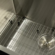 Nantucket sinks SR3018-12-16 30" stainless steel laundry sink with 12" bowl depth (image 4)