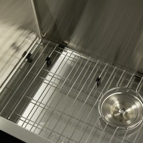 Nantucket sinks SR3018-12-16 30" stainless steel laundry sink with 12" bowl depth