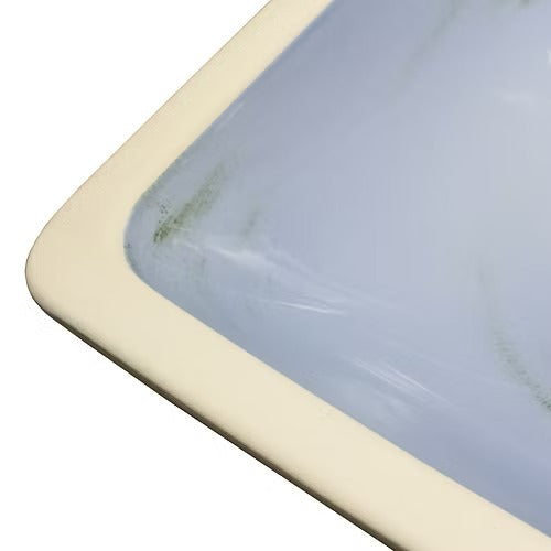 Nantucket sinks RC2035SS Siracusa italian fireclay undermount vanity sink (image 5)