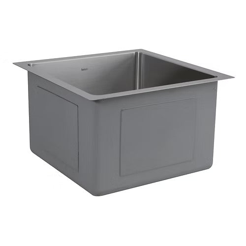 Nantucket Sinks SR1515 15" Pro Series Square Undermount Small Radius Stainless Steel Bar/Prep Sink