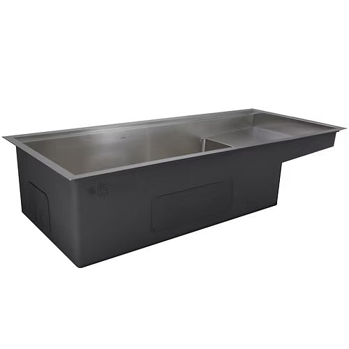 Nantucket sinks SR4419-16-DB Small radius undermount prep station sink