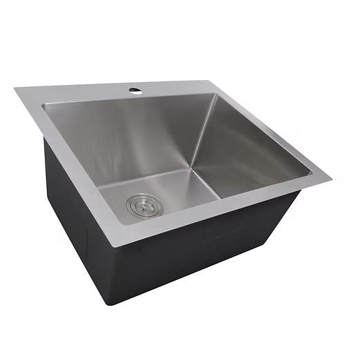 Nantucket Sinks SR2522-12-16 25" Pro Series Rectangle Topmount Small Radius Corners Laundry Sink