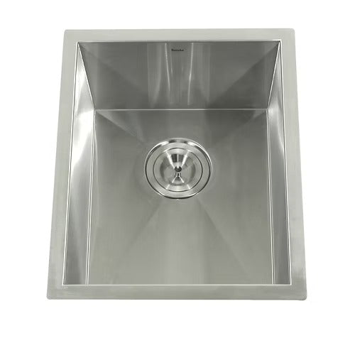 Nantucket Sinks ZR1815 15" Pro Series Rectangle Undermount Zero Radius Stainless Steel Bar/Prep Sink (image 2)