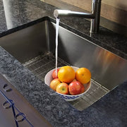 Nantucket Sinks SR3018 Pro Series Rectangle Single Bowl Undermount Small Radius Corners Stainless Steel Kitchen Sink (image 5)
