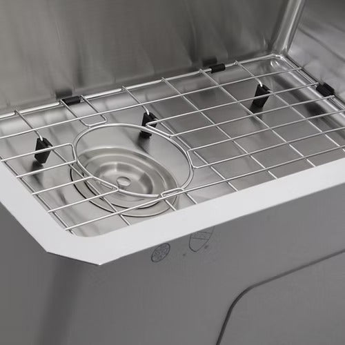 Nantucket Sinks SR2818-16 Pro Series Rectangle Single Bowl Undermount Small Radius Corners Stainless Steel Kitchen Sink (image 5)