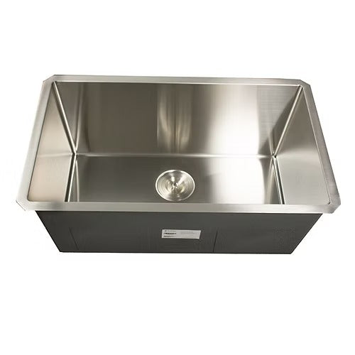 Nantucket sinks SR3018-12-16 30" stainless steel laundry sink with 12" bowl depth