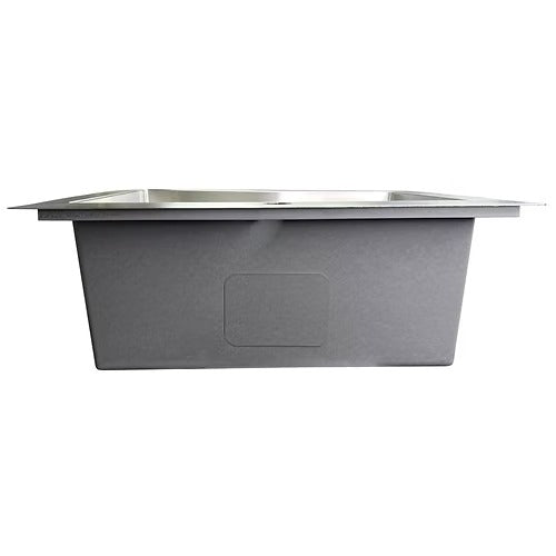 Nantucket Sinks SR2522-16 Pro series small radius topmount single hole stainless steel drop in kitchen sink , 16 gauge (image 6)