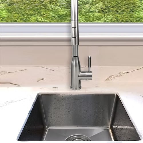 Nantucket Sinks SR1515 15" Pro Series Square Undermount Small Radius Stainless Steel Bar/Prep Sink