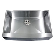 Nantucket Sinks Apron332010-16 33" Pro Series Single Bowl Farmhouse Apron Front Stainless Steel Kitchen Sink (image 6)
