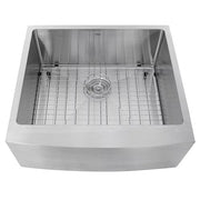 Nantucket Sinks Apron2420SR-16 24" Pro Series Single Bowl Farmhouse Apron Front Stainless Steel Kitchen Sink (image 6)