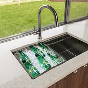 Nantucket Sinks ZR-PS-3620-16 Pro Series Large Prep Station Single Bowl Undermount Kitchen Sink with Compatible Accessories (image 7)