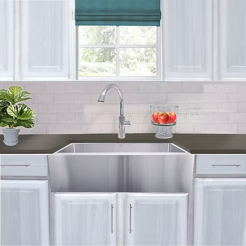 Nantucket Sinks Apron332210-SR-16 Pro Series Small Radius Farmhouse Apron Front Sink