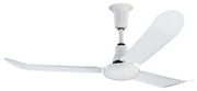 J&D 60" indoor/outdoor ceiling fan, curved blades and downrod