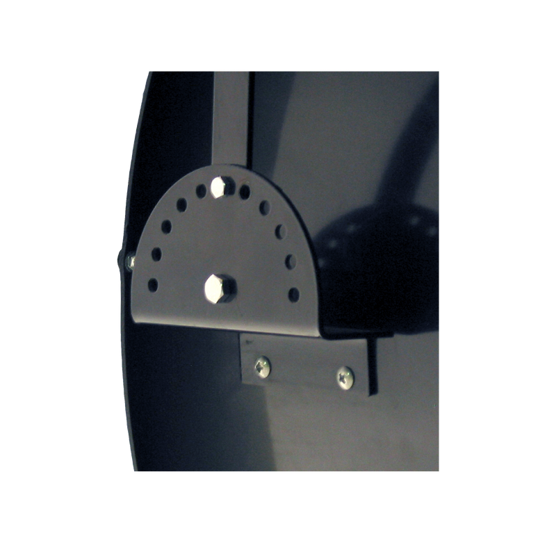 J&D Poly Chiller multi-position hanging bracket and motor mount, close-up