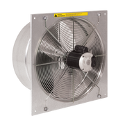 J&D Twister exhaust fan, motor side with wire guard