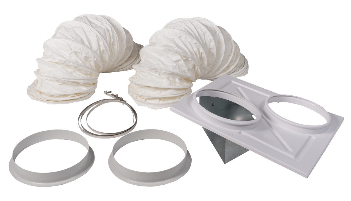 Two ducts keep the room balanced