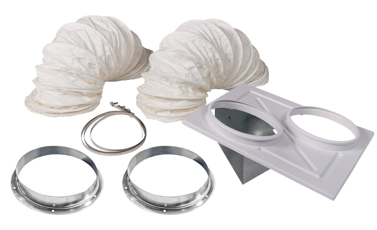 Two-duct ceiling kit, balanced airflow