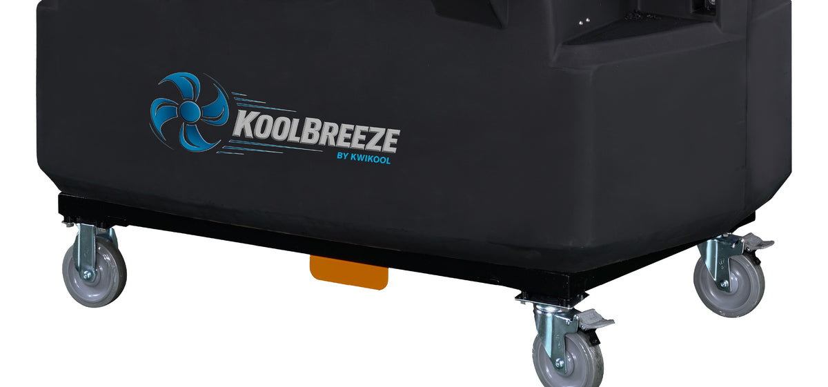 Large tank on locking casters