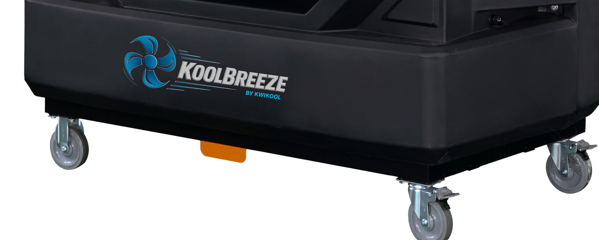 Large tank on locking casters