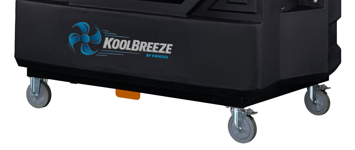 Large tank on locking casters