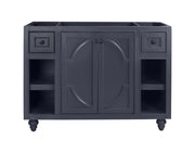 Laviva 313613-48G Odyssey 48" Maple Grey vanity cabinet, front view on a white background