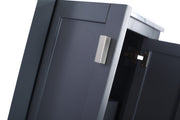 Laviva 313ANG-24G Wilson 24" Grey vanity cabinet, door open close-up