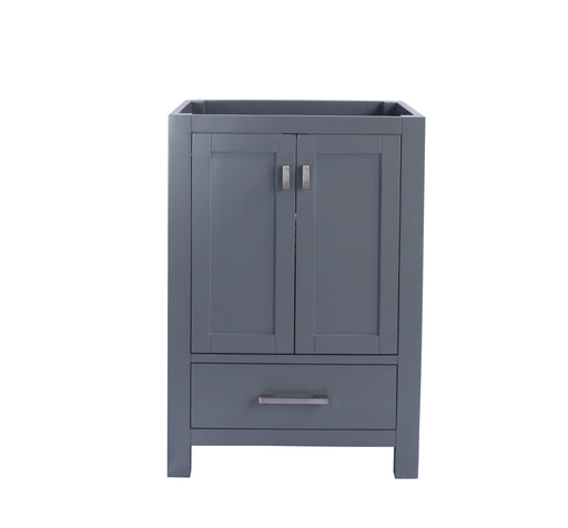 Laviva 313ANG-24G Wilson 24" Grey vanity cabinet, front view on a white background