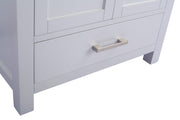 Laviva 313ANG-30W Wilson 30" White vanity cabinet, drawer handle close-up
