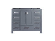 Laviva 313ANG-42G Wilson 42" Grey vanity cabinet, front view on a white background
