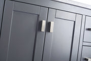 Laviva 313ANG-42G Wilson 42" Grey vanity cabinet, door and hardware close-up