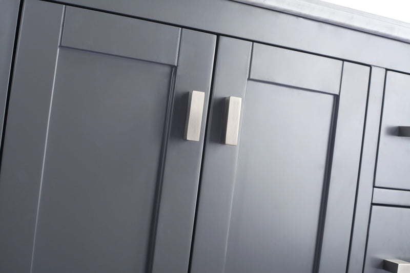 Laviva 313ANG-42G Wilson 42" Grey vanity cabinet, door and hardware close-up