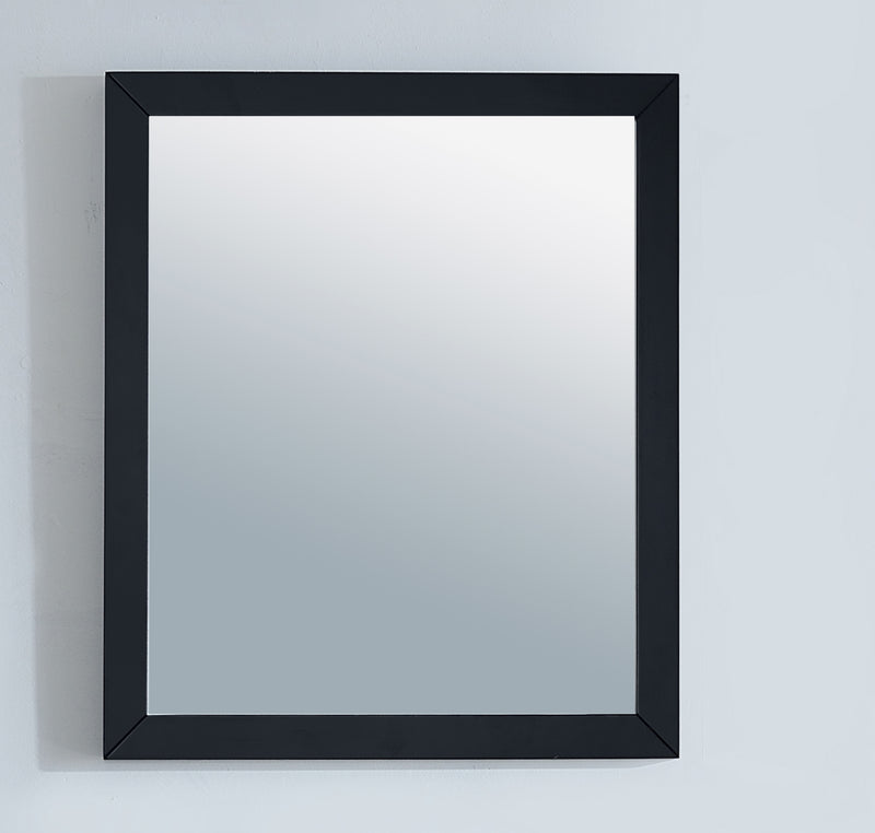 Laviva 313FF-2430E Sterling 24" Espresso mirror, front view against a plain backdrop