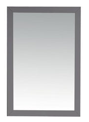 Laviva 313FF-2430MG Sterling 24" Maple Grey mirror, front view on a white background