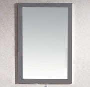 Laviva 313FF-2430MG Sterling 24" Maple Grey mirror, front view against a plain backdrop